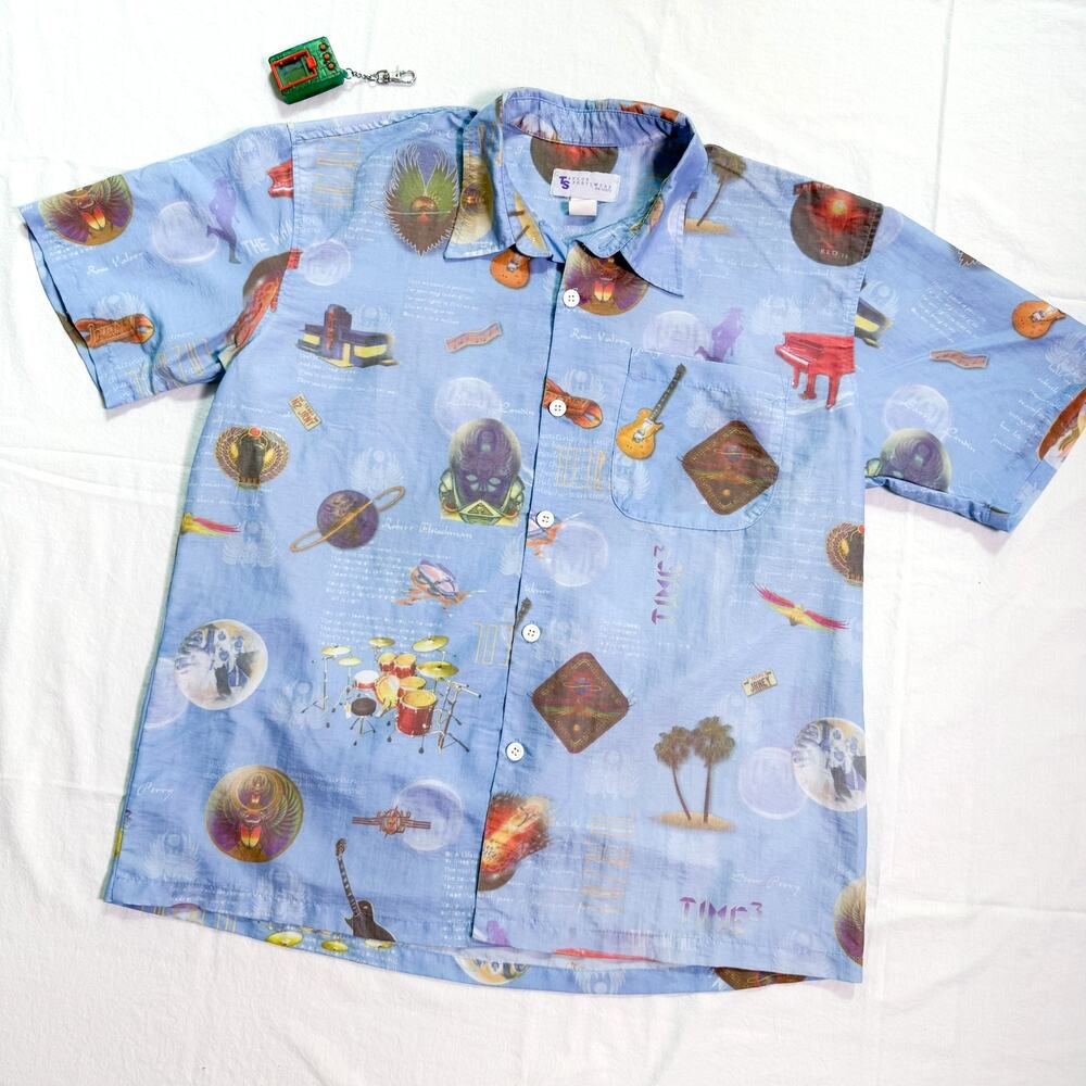 Vintage Journey Band Icons Taylor Sportswear Button Up Shirt - XL